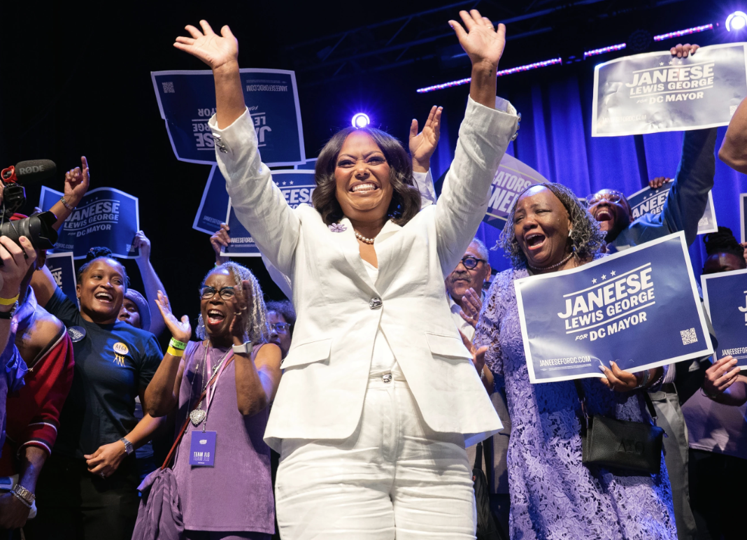 Janeese Lewis George wins the Democratic primary for mayor of Washington, DC