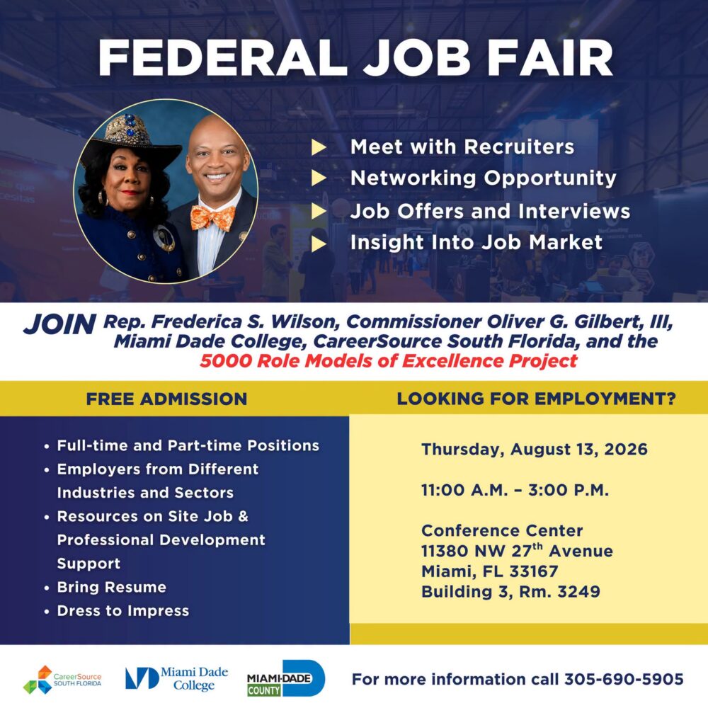 Commissioner Oliver G. Gilbert, III to Host Federal Job Fair