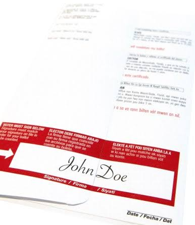 The official Sample Ballot for the November 3 General Election is now available