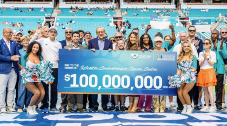 Miami Dolphins Celebrate $100 Million Raised for Cancer Research